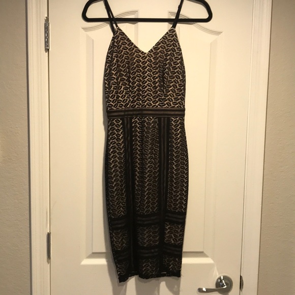 Black & Tan Dress - Picture 1 of 4